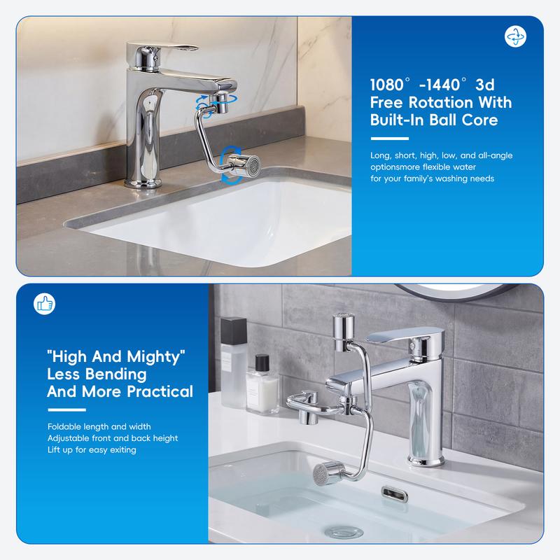 Rotatable Faucet Aerator Extension VIP