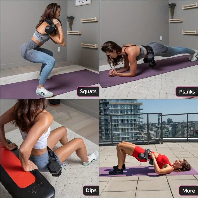 Adjustable Resistance Hip Thrust Belt