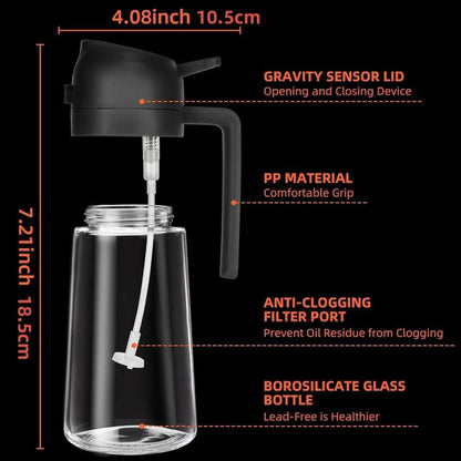 2-in-1 Oil Dispenser & Sprayer Bottle (Member)
