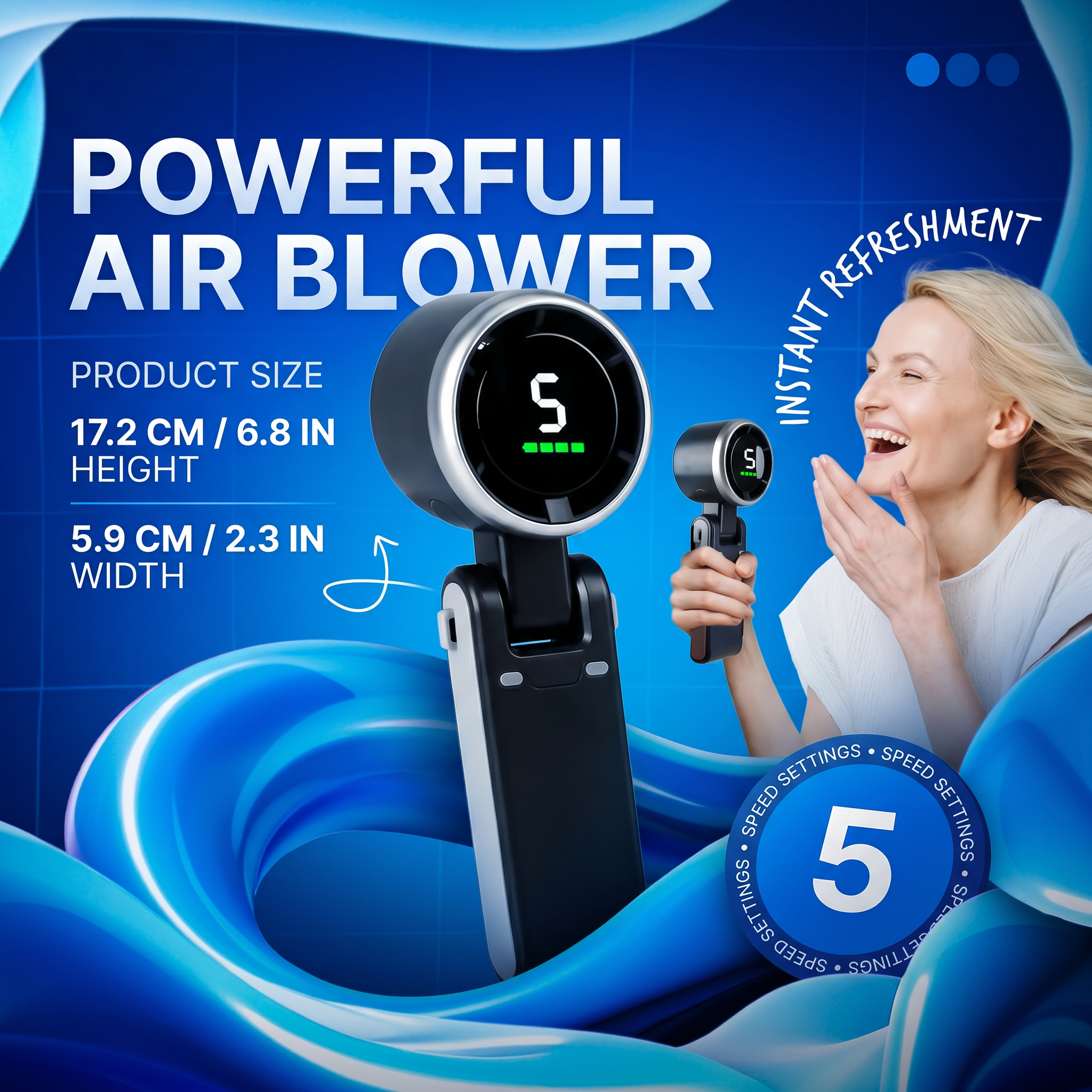 Portable Handheld Turbo Fan
