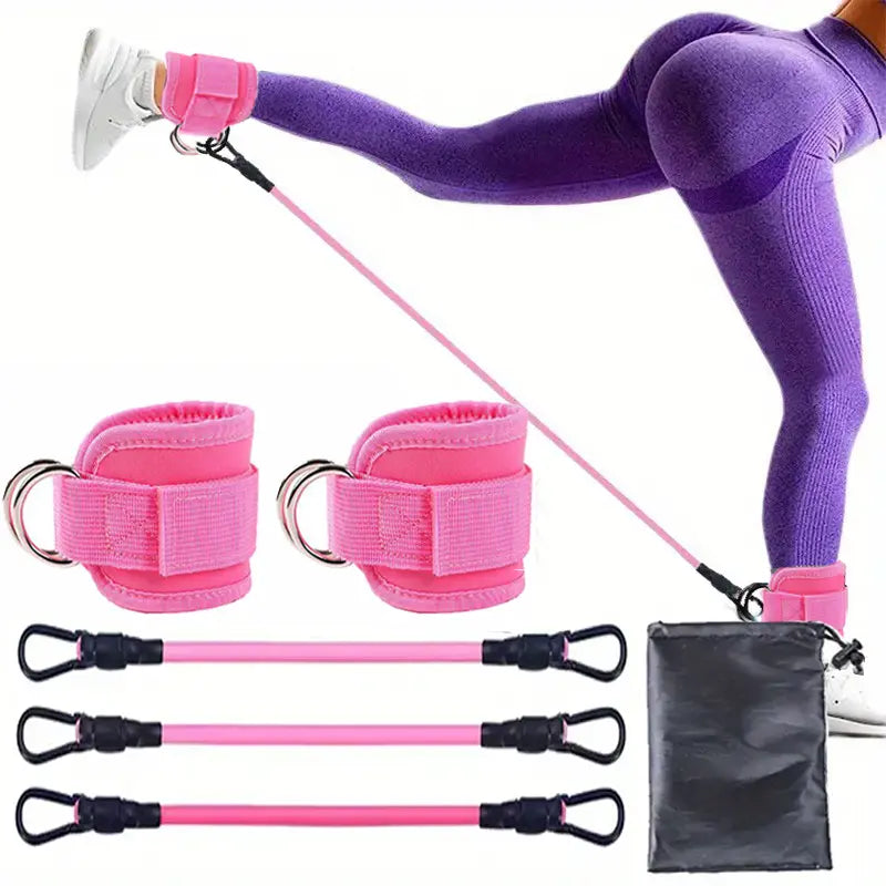 5-Pack Resistance Ankle Bands Set