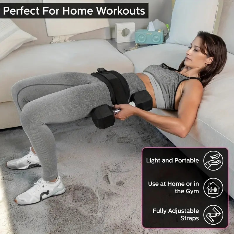 Adjustable Resistance Hip Thrust Belt