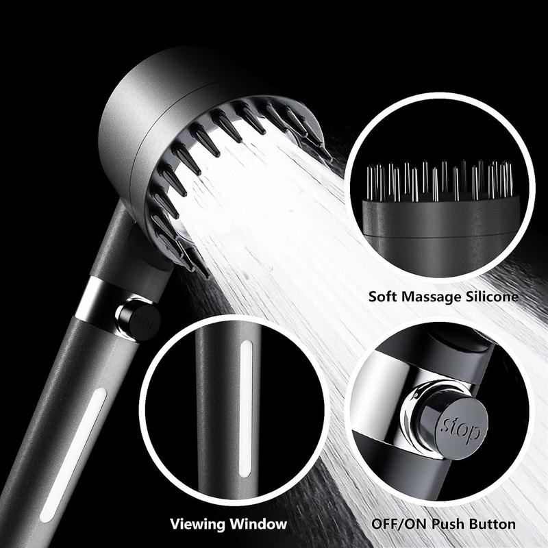 Filtered High Pressure Handheld Shower Head