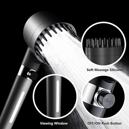 Filtered High Pressure Handheld Shower Head