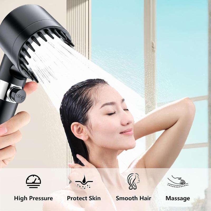 Filtered High Pressure Handheld Shower Head