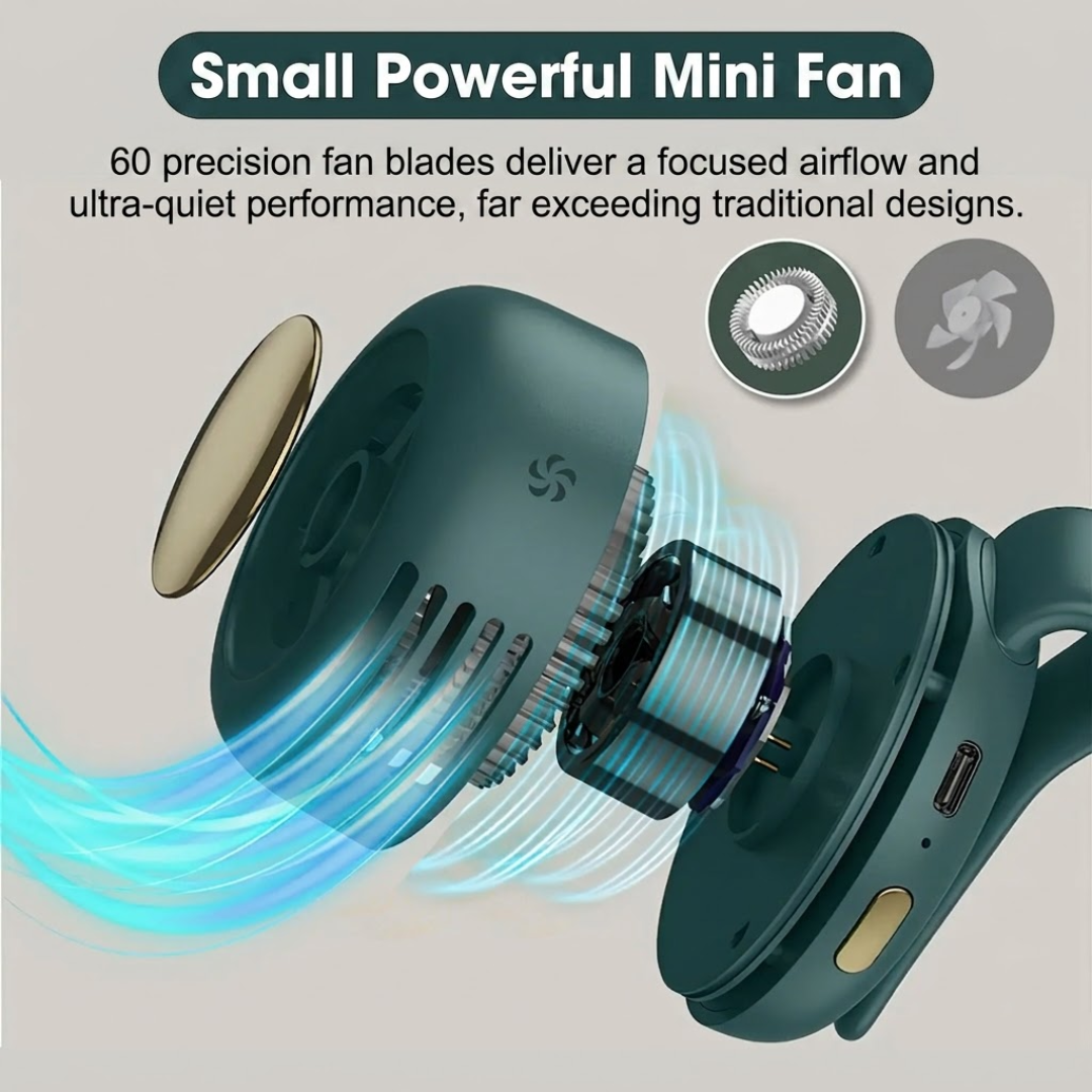 Portable Silent Bladeless Mini Fan