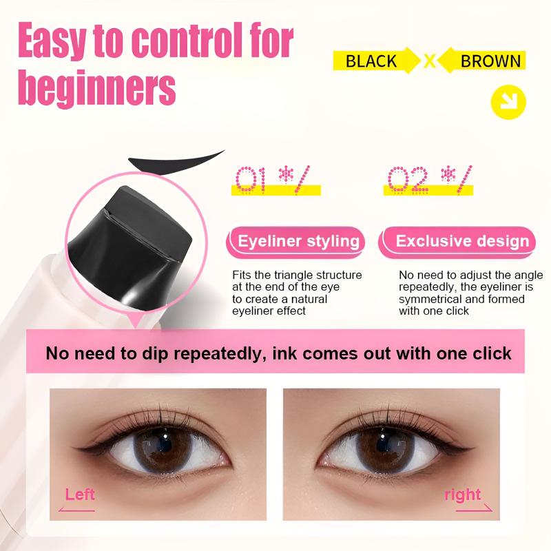 Rotating Dual-Head Eyeliner Stamp Pen VIP