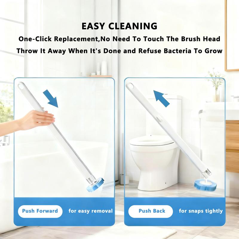 Disposable Toilet Brush Set (+12 Refills) VIP
