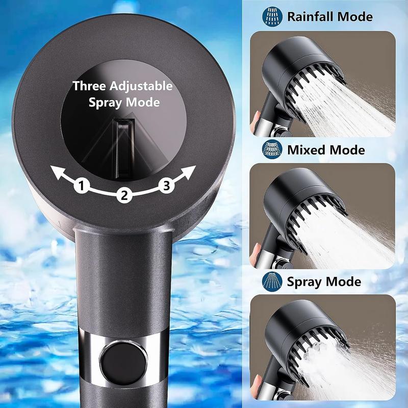 Filtered High Pressure Handheld Shower Head
