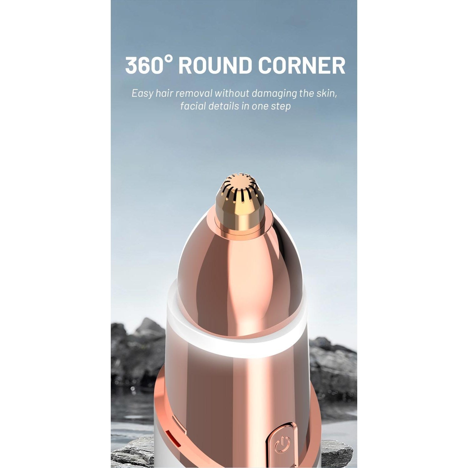 Premium 2-in-1 Facial Hair Remover & Nose Trimmer VIP