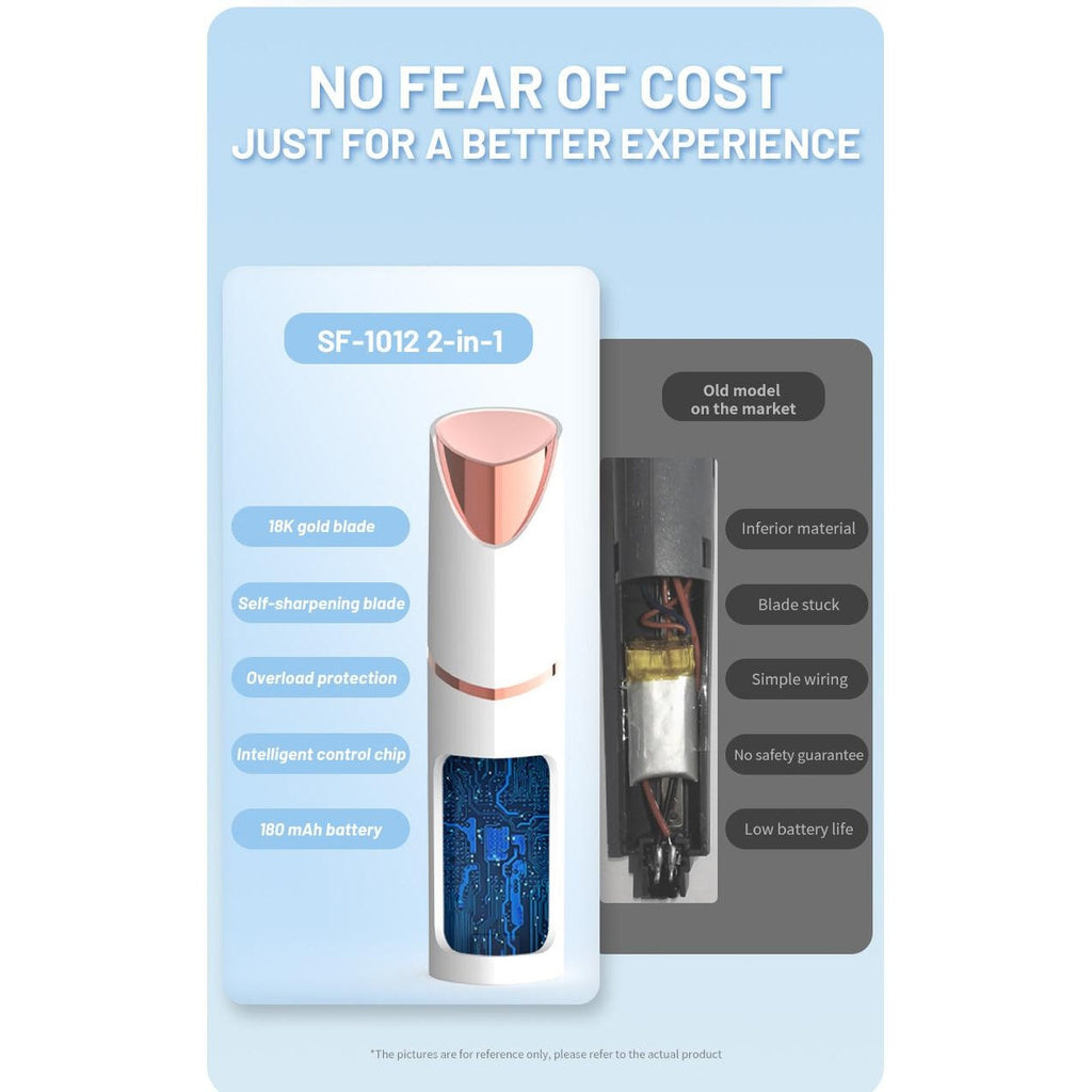 Premium 2-in-1 Facial Hair Remover & Nose Trimmer VIP