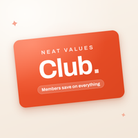 Neat Values Club membership card