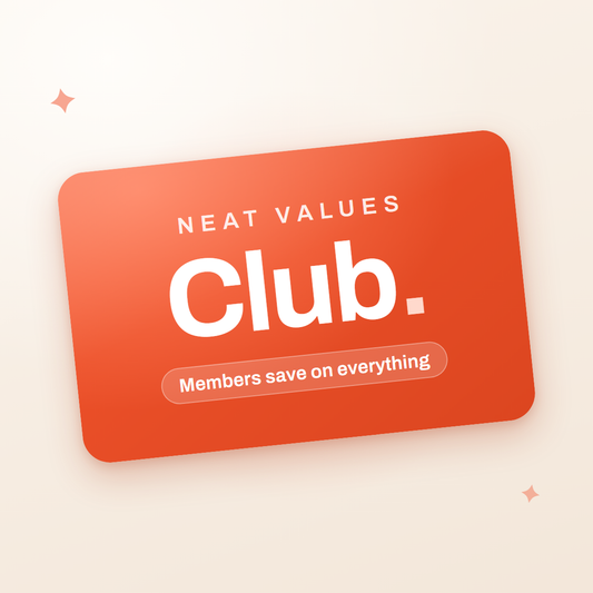 Neat Values Club membership card