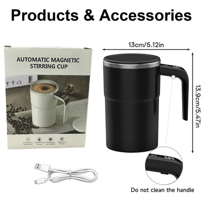 Intelligent Stirring Coffee Cup with Temperature Display