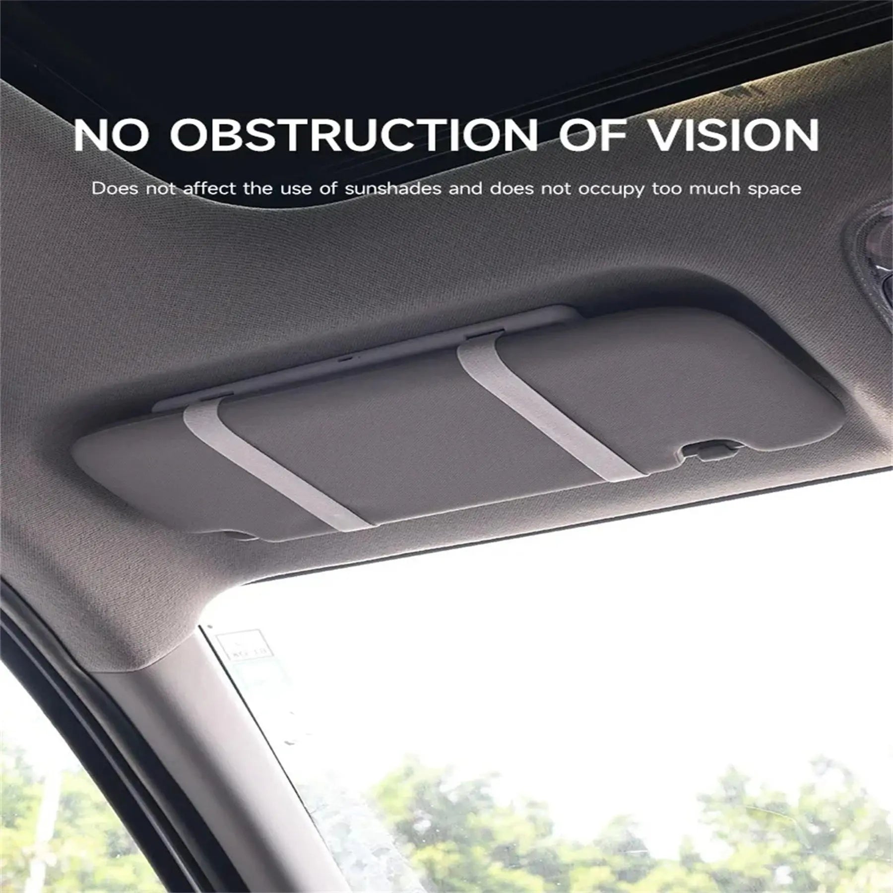 LED Car Visor Vanity Mirror with Touchscreen Control