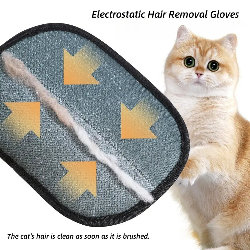 Electrostatic Pet Hair Removal Gloves