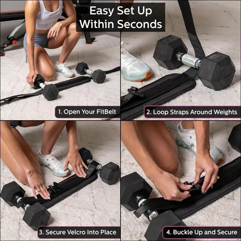 Adjustable Resistance Hip Thrust Belt