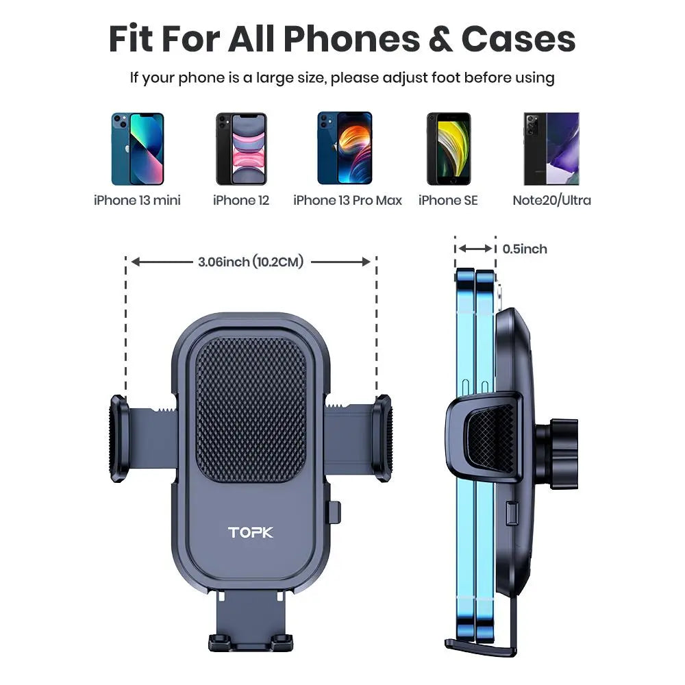 360° Rotation Suction Cup Car Phone Holder