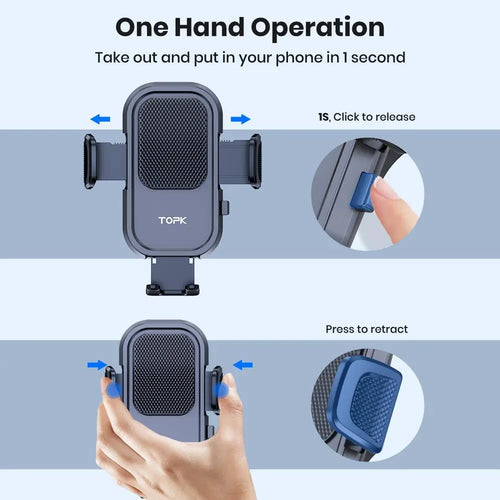 360° Rotation Suction Cup Car Phone Holder