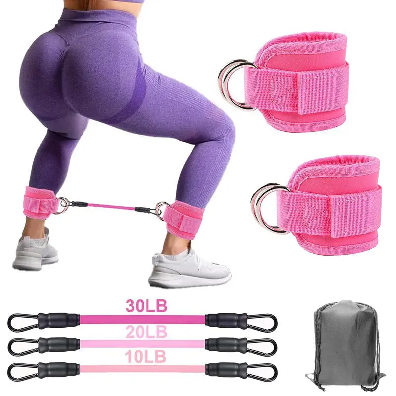 5-Pack Resistance Ankle Bands Set