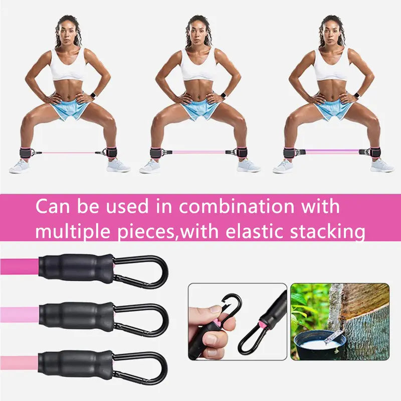 5-Pack Resistance Ankle Bands Set