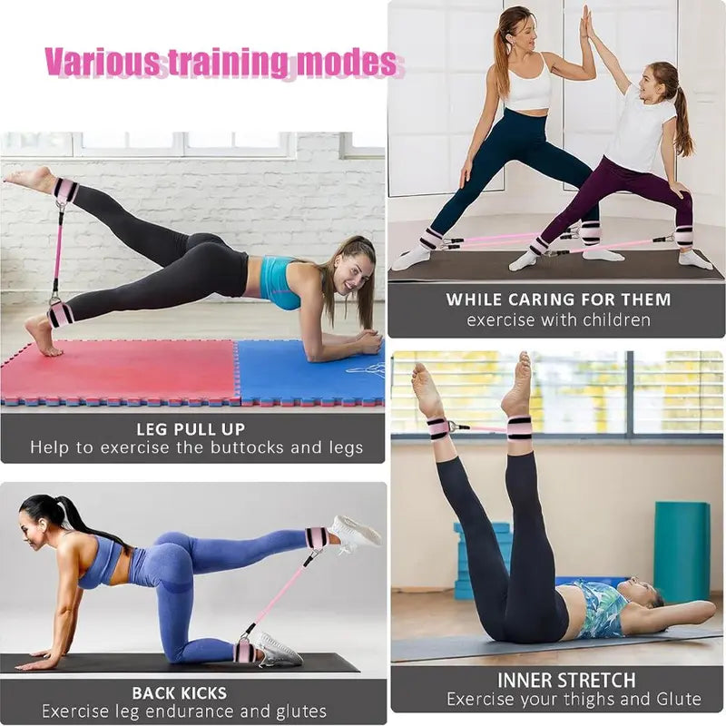 5-Pack Resistance Ankle Bands Set