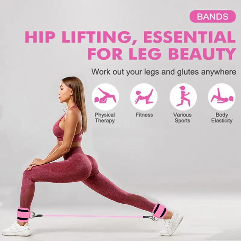 5-Pack Resistance Ankle Bands Set
